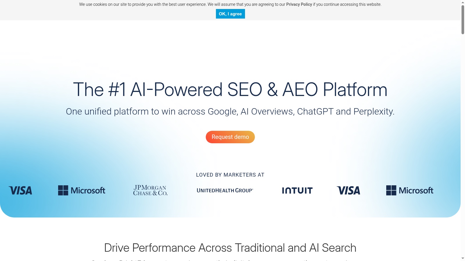 BrightEdge product screenshot